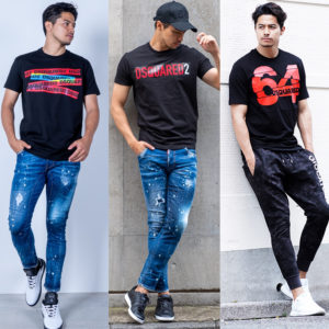 DSQUARED2｜“BLACK”カラーで選ぶ夏のTシャツ特集！！