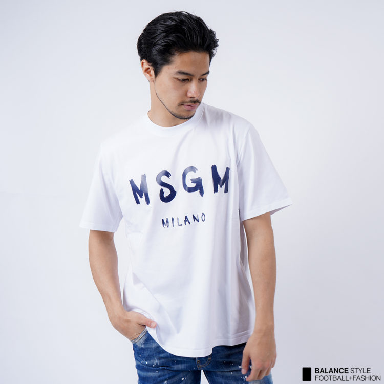 MSGM｜1枚で魅せるTシャツは旬な“ルーズシルエット”で選ぶ！！ – バランスタイムズ | サッカーのあるファッションライフ