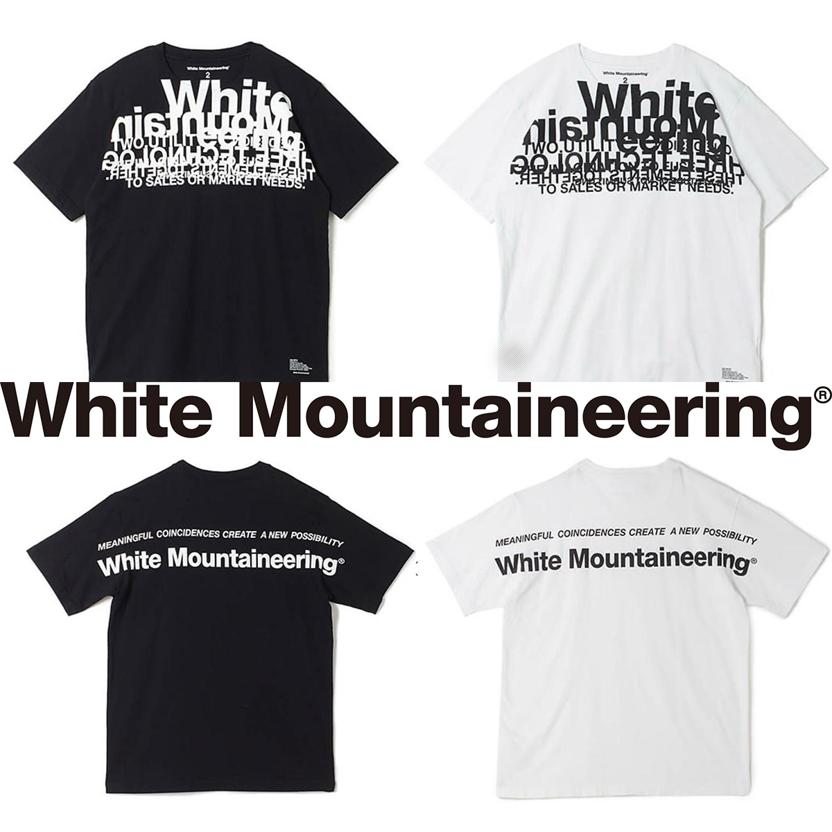 【新登場】White Mountaineering｜個性あふれるロゴデザインを