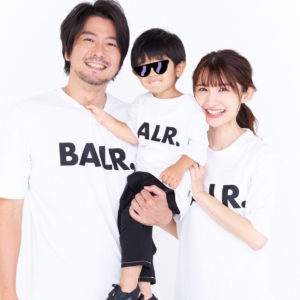 タレント・尾崎菜々さんがお揃いの”BALR.”アイテムを着用した家族写真を投稿！