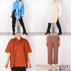 【新登場】MARNIの2022年春夏コレクションから、これからの季節にぴったりなカラーのシャツとパンツが登場。