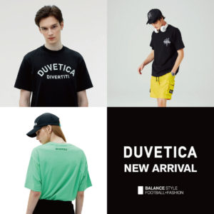 【新登場】DUVETICA｜22SSコレクションから、存在感のあるロゴデザインが魅力のTシャツ2種類が登場！