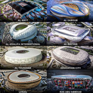 カタールW杯2022のスタジアムをご紹介！白熱する試合会場をチェック！！