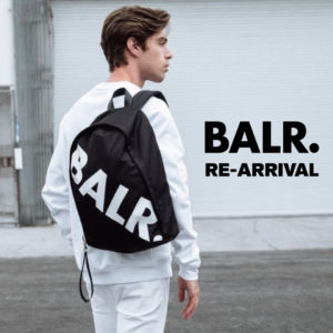【再入荷】BALR.｜旅行やスポーツ観戦にもぴったり。ビッグロゴがデザインされたバックパックが再び登場！