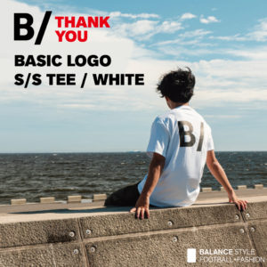 【お知らせ】B/｜ BASIC LOGO S/S TEE WHITE完売のお知らせ